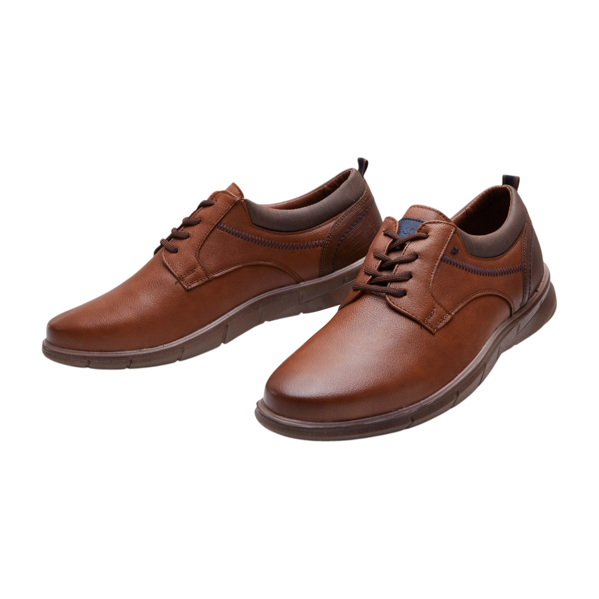 Foto 4 | Zapato Calzado Watanabe Color Café Formales Agujetas