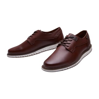 Foto 4 | Zapato Calzado Watanabe Color Café Formales Suela Blanca