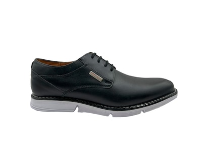 Foto 1 | Zapato De Vestir Perry Ellis Negro De Piel Caballero