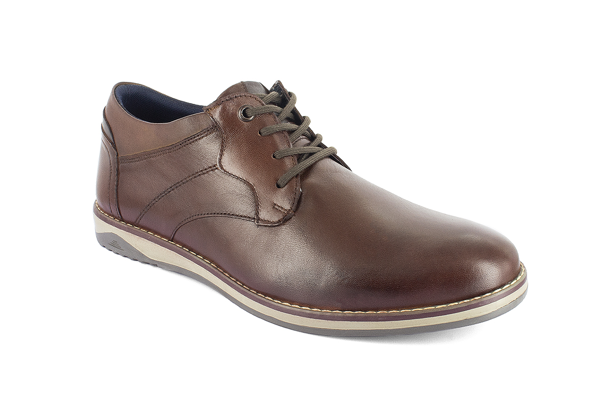 Calzado Casual Caballero Piel Borrego 710902 Brandy Moderof