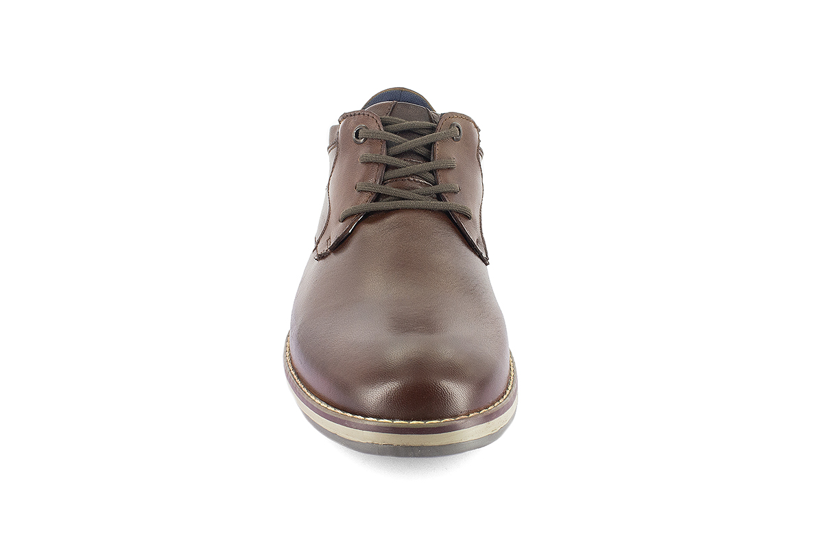 Foto 5 pulgar | Calzado Casual Caballero Piel Borrego 710902 Brandy Moderof