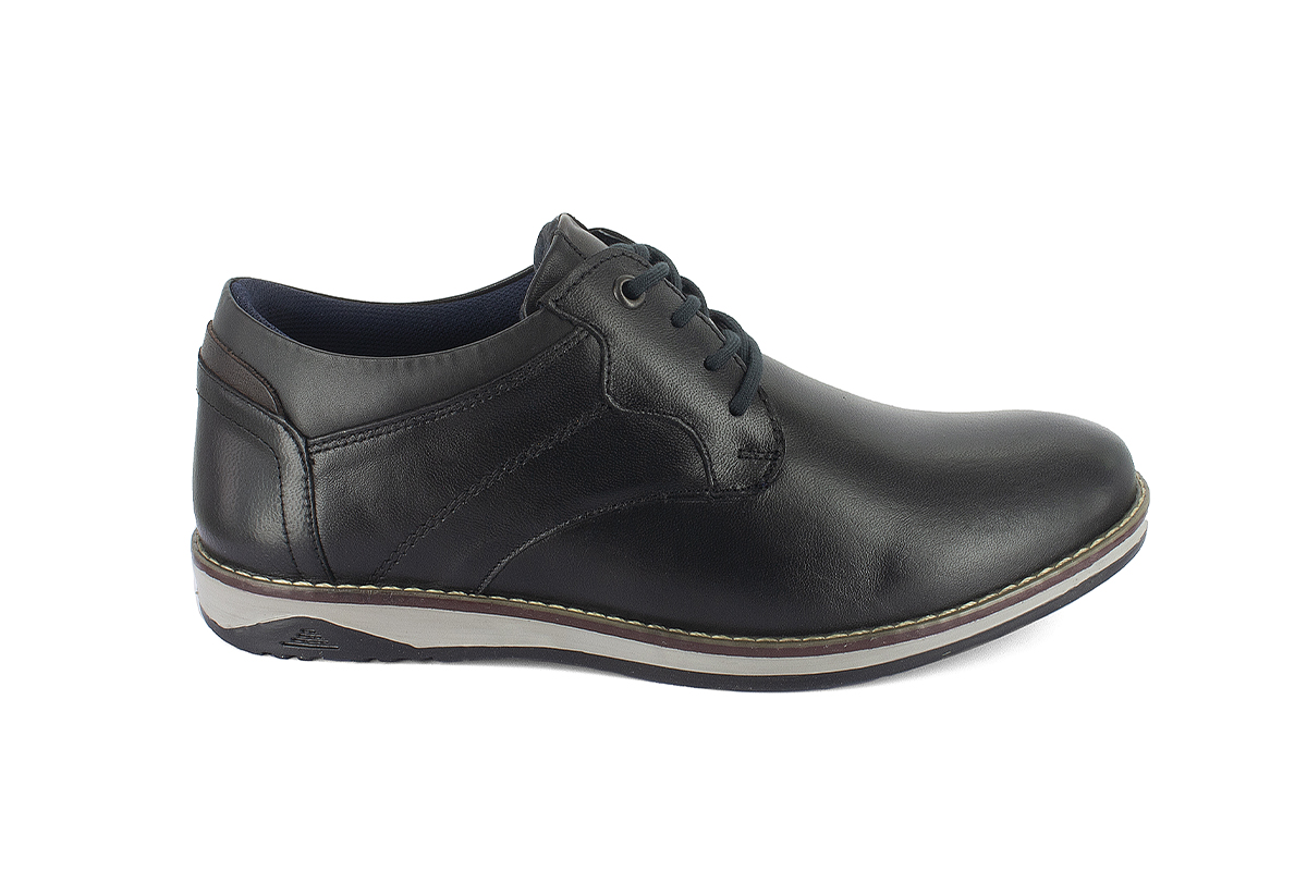 Foto 2 | Calzado Casual Caballero Piel Borrego 710902 Negro Moderof