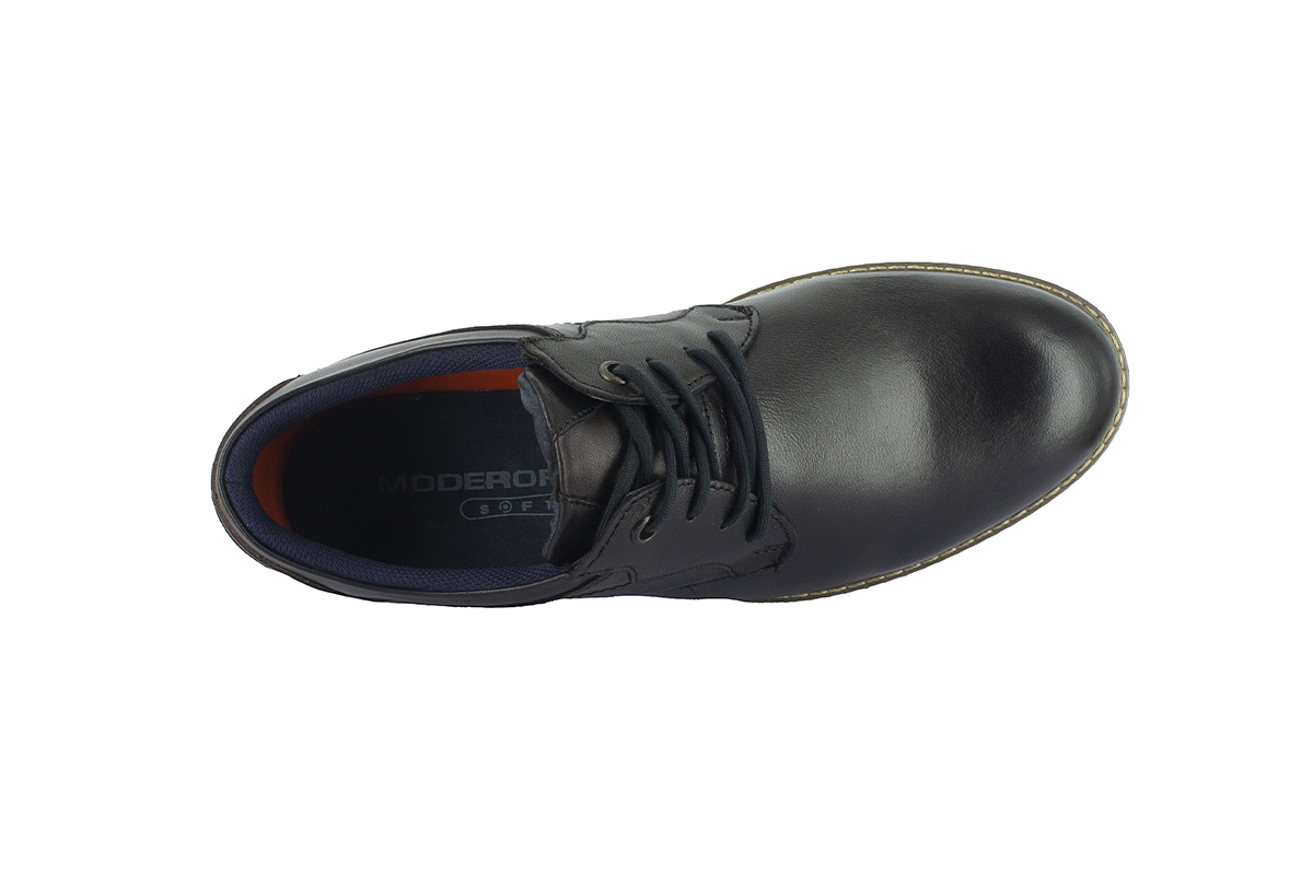 Foto 5 | Calzado Casual Caballero Piel Borrego 710902 Negro Moderof