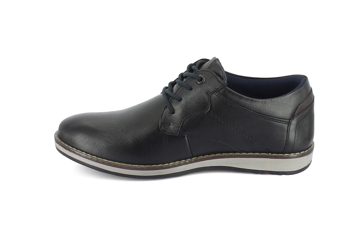 Foto 4 pulgar | Calzado Casual Caballero Piel Borrego 710902 Negro Moderof