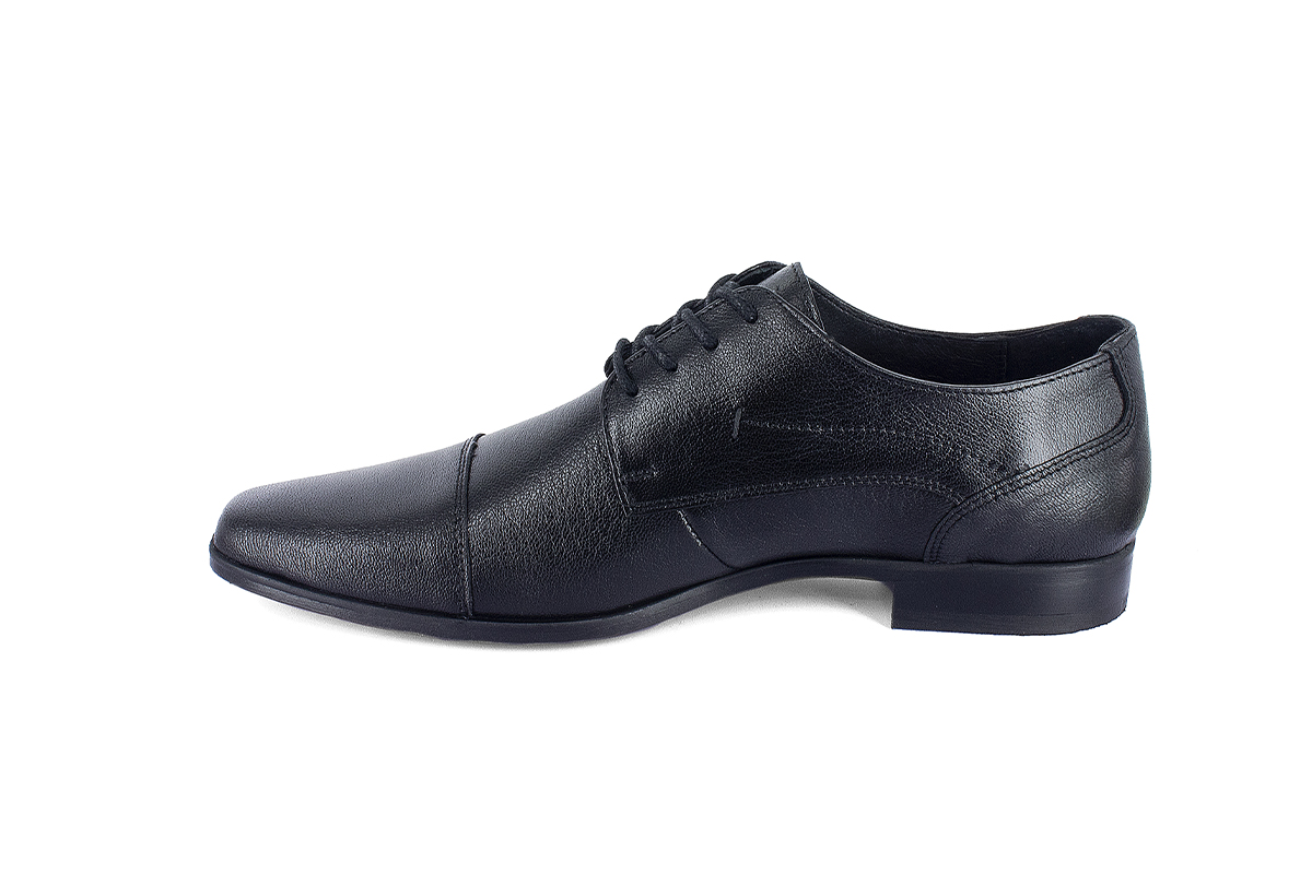 Foto 4 pulgar | Choclo Formal Caballero Suela De Cuero 910201 Negro Moderof