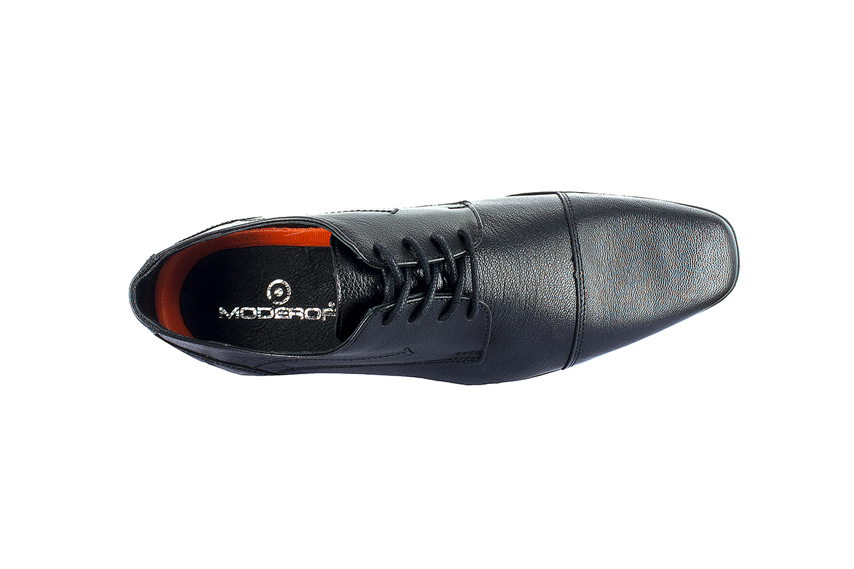 Foto 5 | Choclo Formal Caballero Suela De Cuero 910201 Negro Moderof