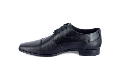 Foto 3 | Choclo Formal Caballero Suela De Cuero 910201 Negro Moderof