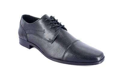 Foto 1 | Choclo Formal Caballero Suela De Cuero 910201 Negro Moderof