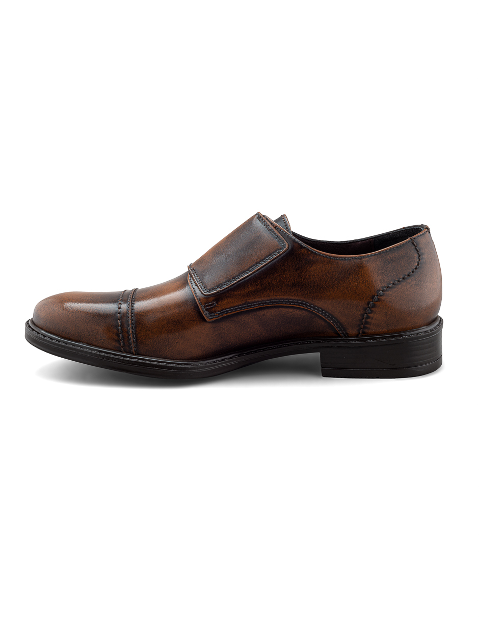 Foto 5 pulgar | Zapato Monkstrap De Piel Para Hombre Con Hebilla Doble