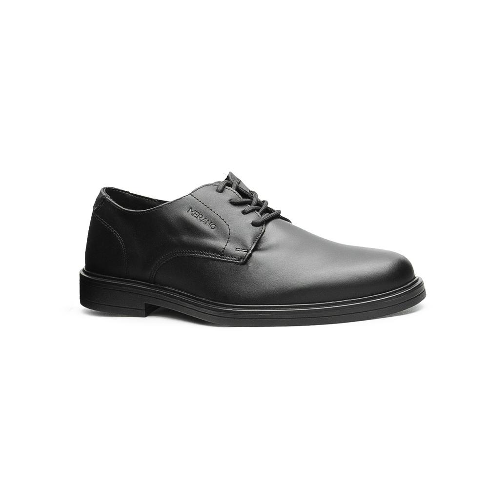 Foto 2 pulgar | Zapato Vestir Oxford Para Hombre Merano De Piel Merano Negro Negro