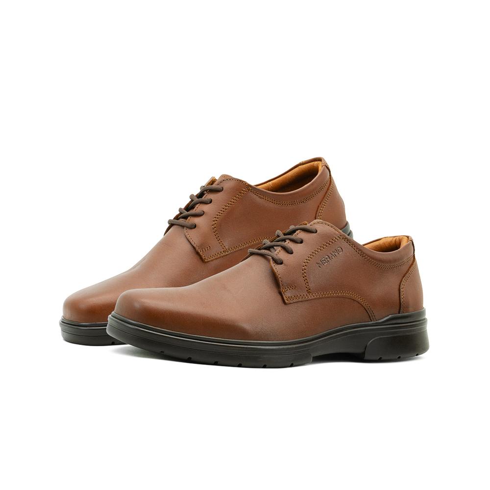 Foto 2 pulgar | Elegante Zapato Para Hombre Merano Formal Oficina Cognac Marron Claro