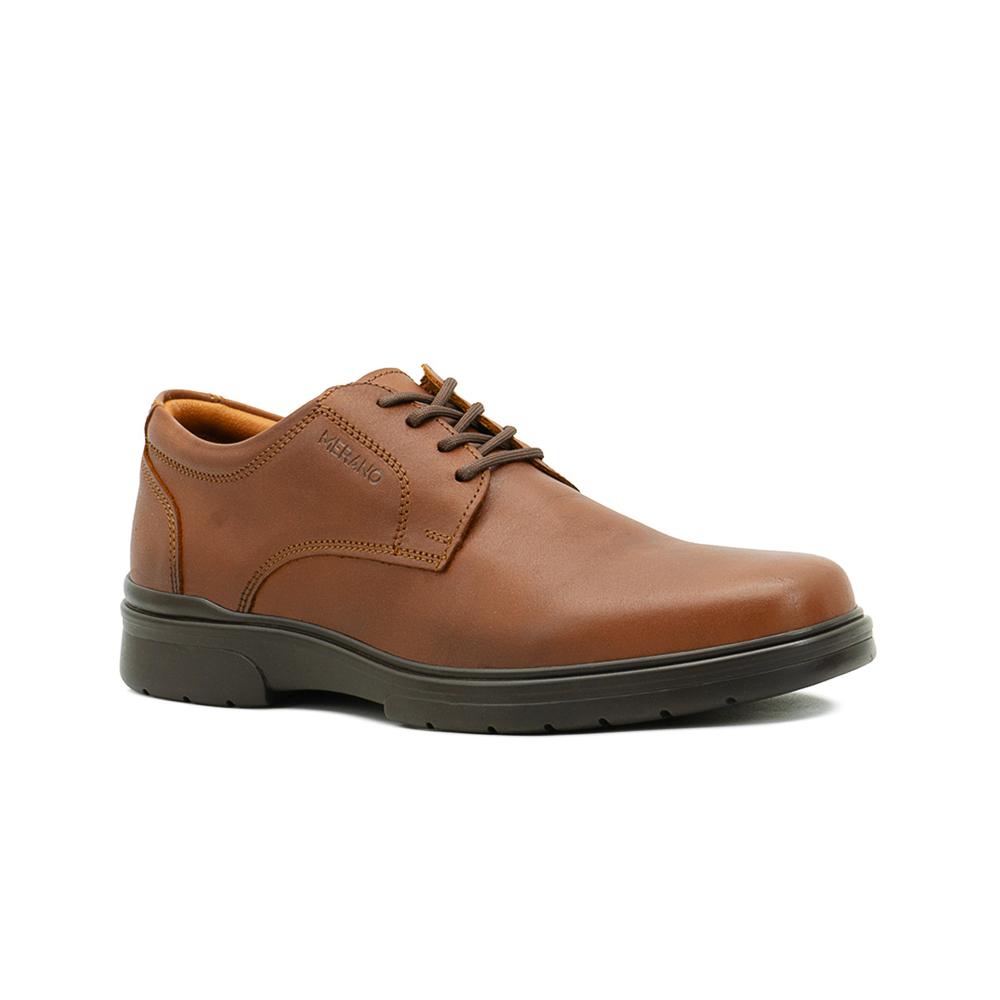 Foto 5 pulgar | Elegante Zapato Para Hombre Merano Formal Oficina Cognac Marron Claro