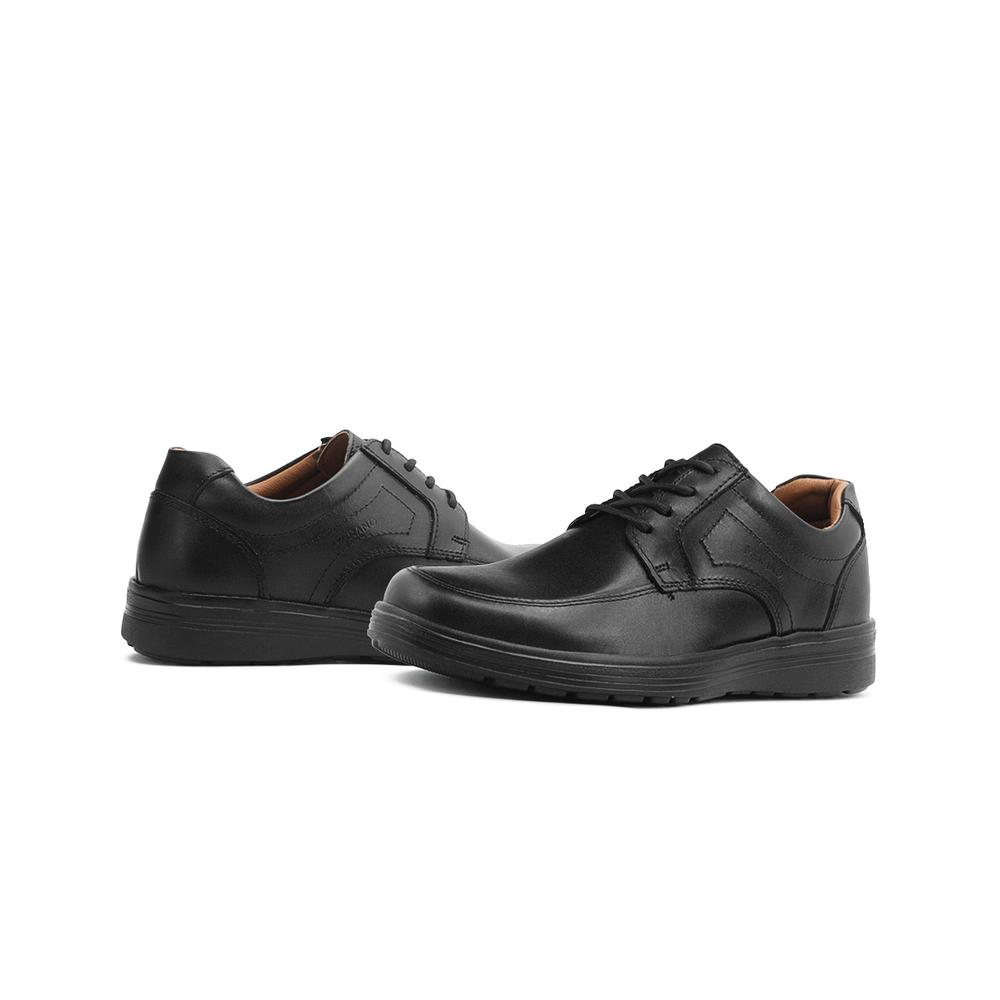 Foto 3 pulgar | Elegante Zapato Derby Merano Oficina Para Caballero En Piel Negro