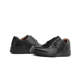 Foto 2 | Elegante Zapato Derby Merano Oficina Para Caballero En Piel Negro