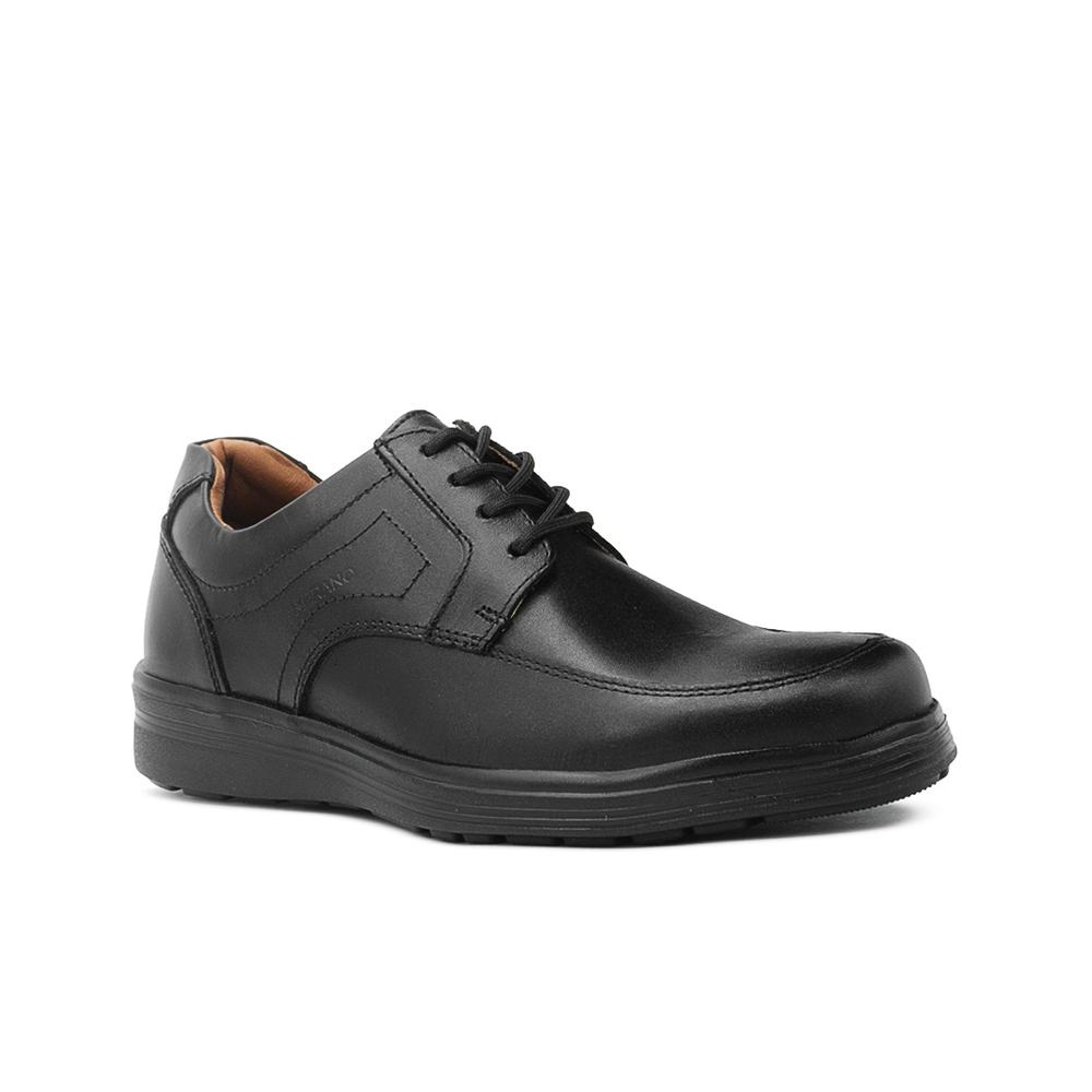 Foto 5 pulgar | Elegante Zapato Derby Merano Oficina Para Caballero En Piel Negro