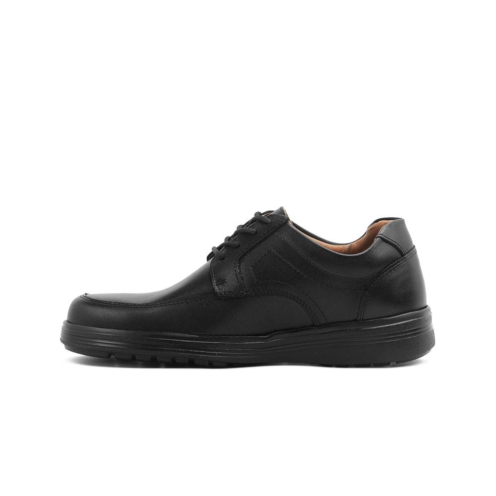 Foto 6 pulgar | Elegante Zapato Derby Merano Oficina Para Caballero En Piel Negro