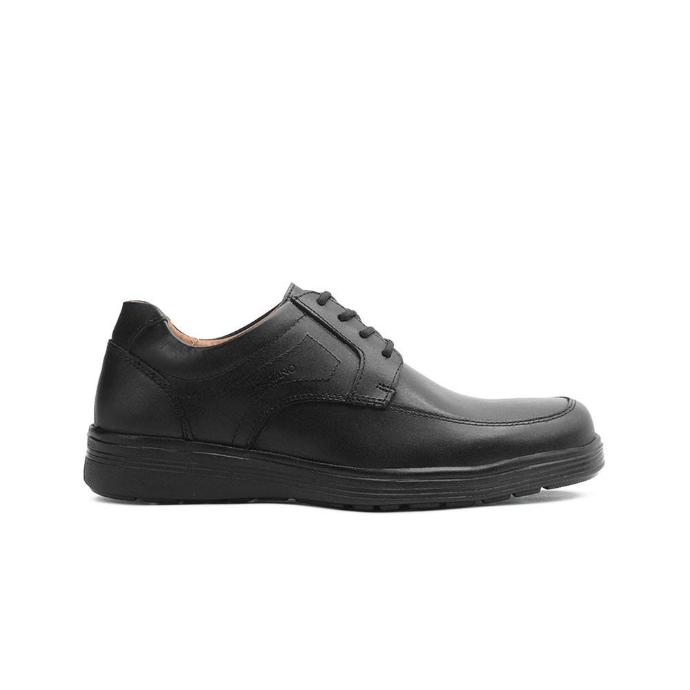 Foto 7 pulgar | Elegante Zapato Derby Merano Oficina Para Caballero En Piel Negro