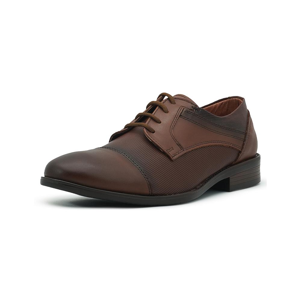 Foto 4 pulgar | Zapatos Para Hombre Oxford Formales Negocios De Piel Cafe