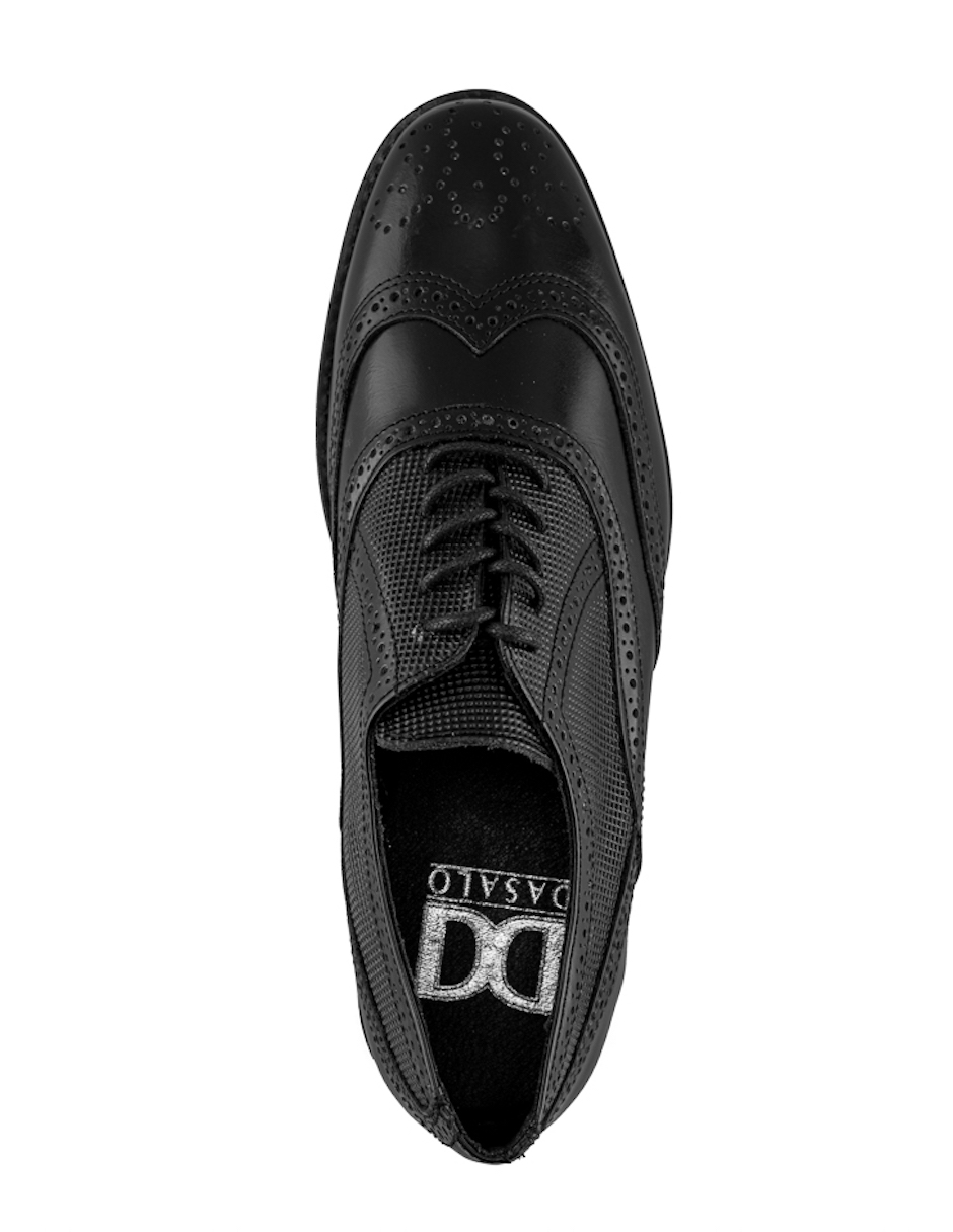 Foto 6 pulgar | Oxford Clásico Negro Para Hombre En Piel Vacuno Estilo Formal