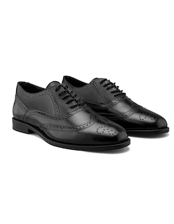 Foto 6 | Oxford Clásico Negro Para Hombre En Piel Vacuno Estilo Formal