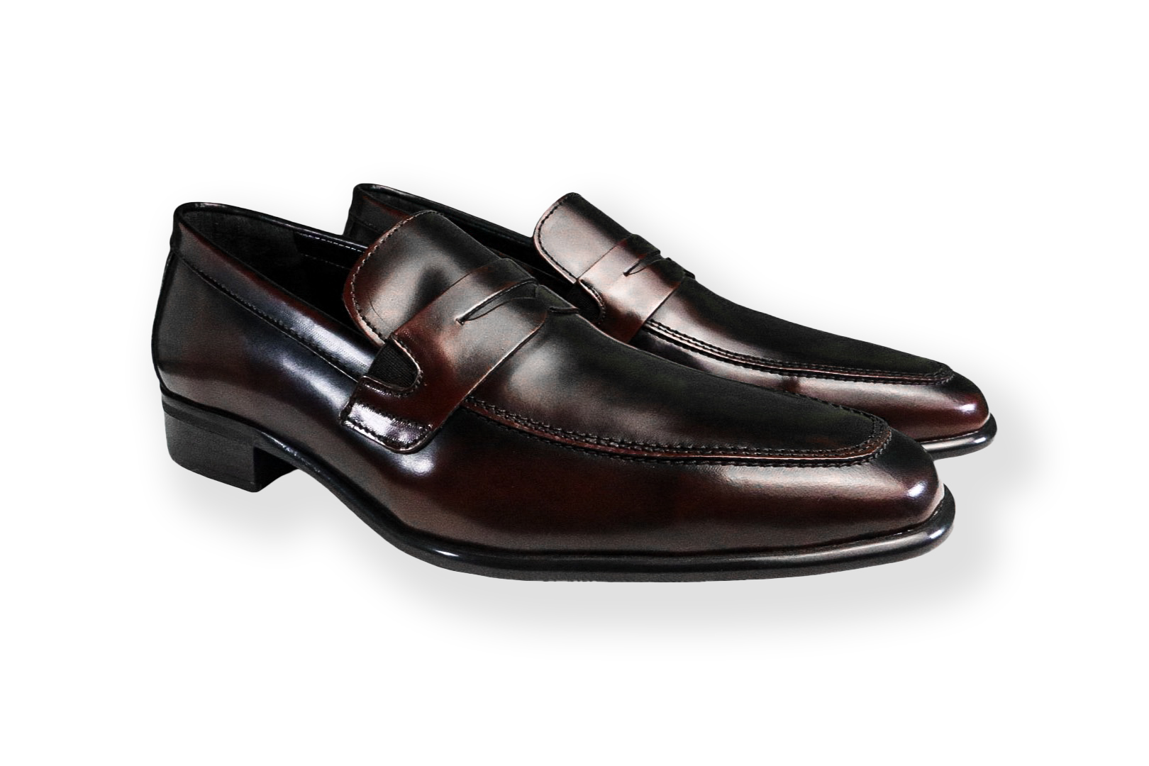 Foto 2 | Mocasín Formal Hombre Benissimo 4415 Piel Vino Elegante