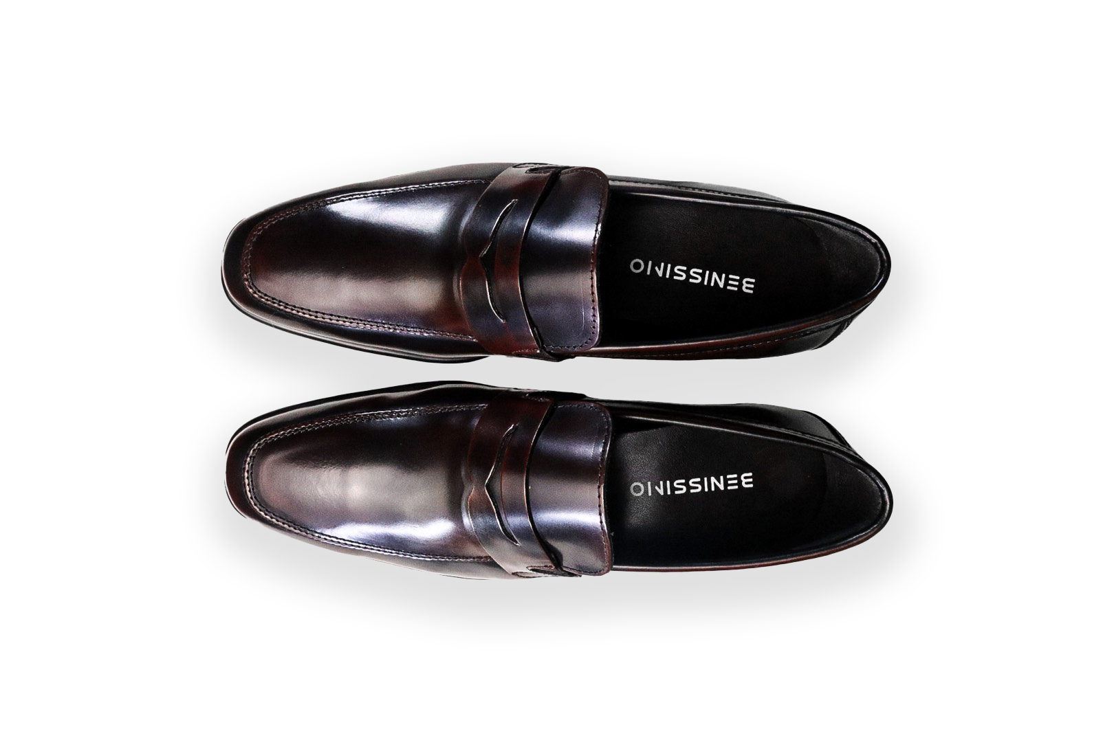 Foto 5 pulgar | Mocasín Formal Hombre Benissimo 4415 Piel Vino Elegante