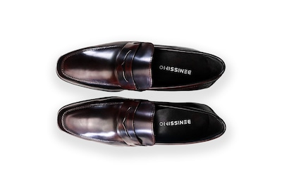 Foto 4 | Mocasín Formal Hombre Benissimo 4415 Piel Vino Elegante