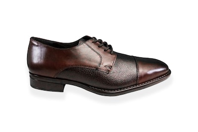 Foto 1 | Zapato Formal Hombre Benissimo 2602 Piel Café Combinada