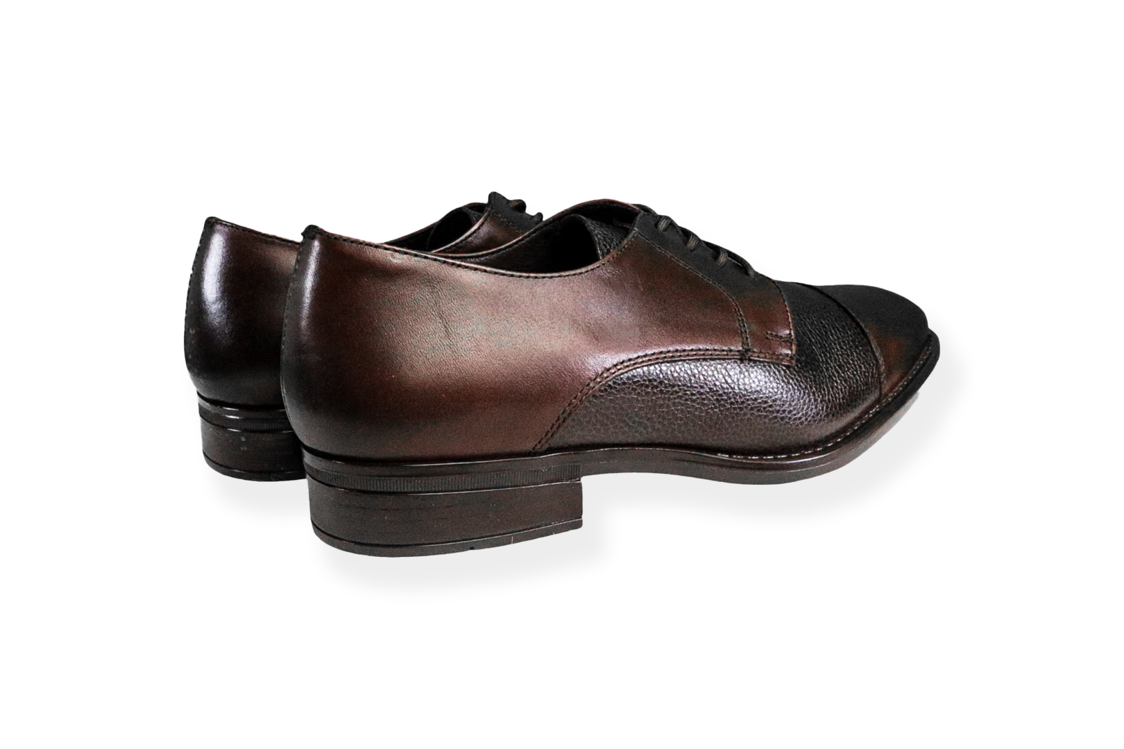 Foto 4 pulgar | Zapato Formal Hombre Benissimo 2602 Piel Café Combinada