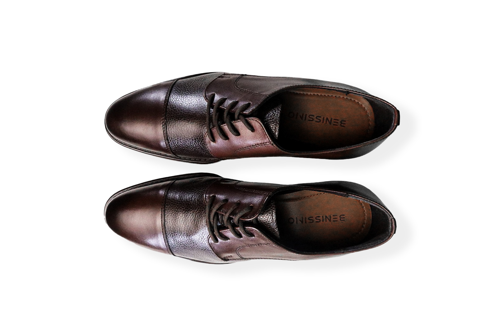 Foto 5 pulgar | Zapato Formal Hombre Benissimo 2602 Piel Café Combinada