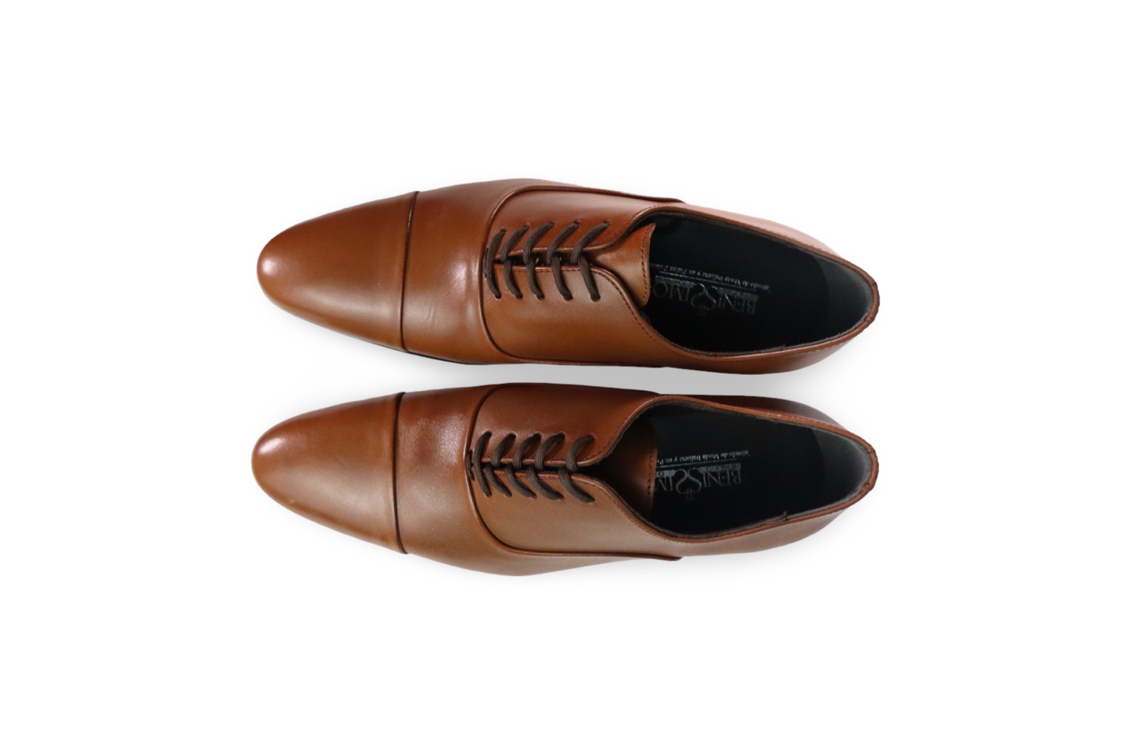 Foto 4 | Zapato Formal Hombre Benissimo 3619 Piel Café