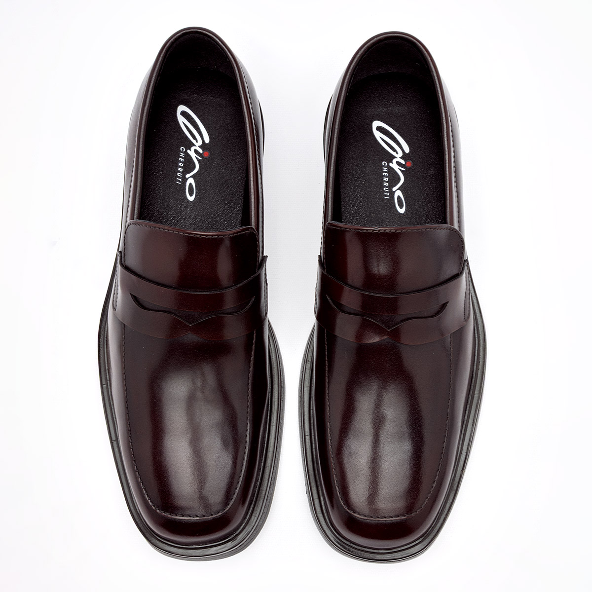 Foto 3 | Gino Cherruti Zapato De Vestir Para Hombre Vino