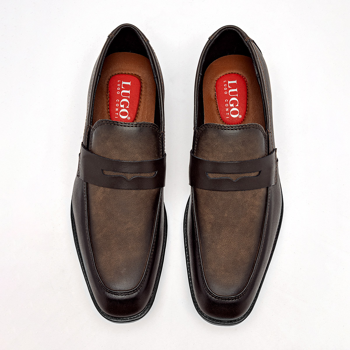 Foto 4 pulgar | Lugo Conti Zapato De Vestir Para Hombre Café