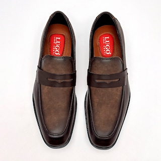 Foto 3 | Lugo Conti Zapato De Vestir Para Hombre Café