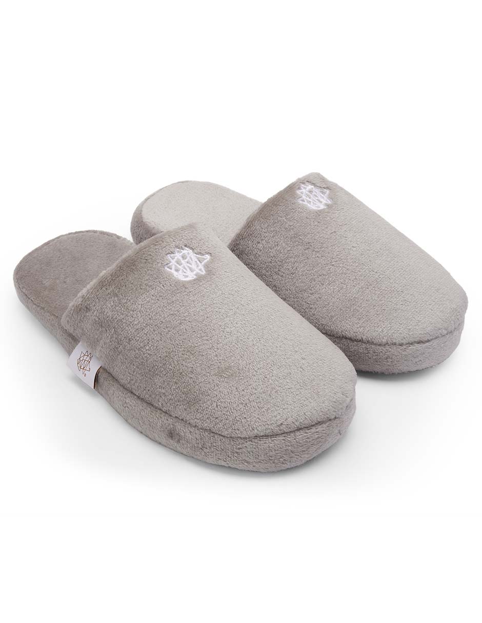 Foto 2 pulgar | Pantuflas Erizo Clothing color Gris para Hombre