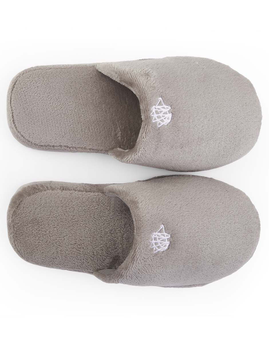 Foto 3 pulgar | Pantuflas Erizo Clothing color Gris para Hombre