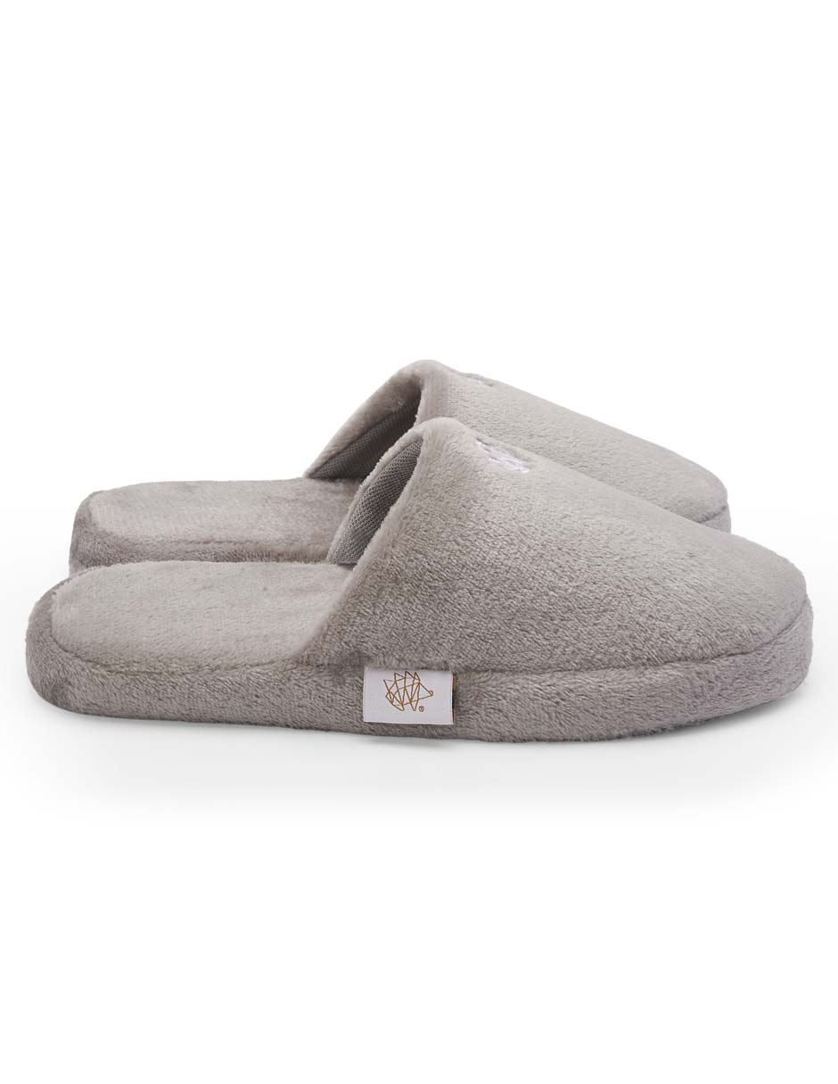 Foto 4 pulgar | Pantuflas Erizo Clothing color Gris para Hombre