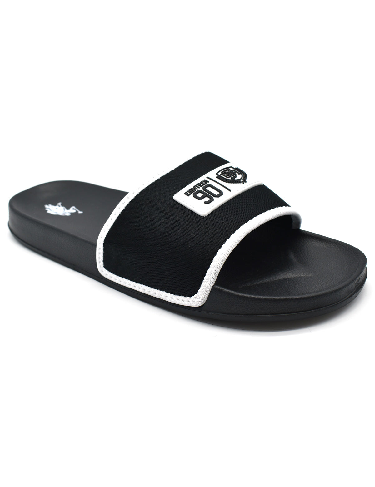 Foto 2 pulgar | Sandalias Us Polo Assn color Negro Playa Bahir Caballero