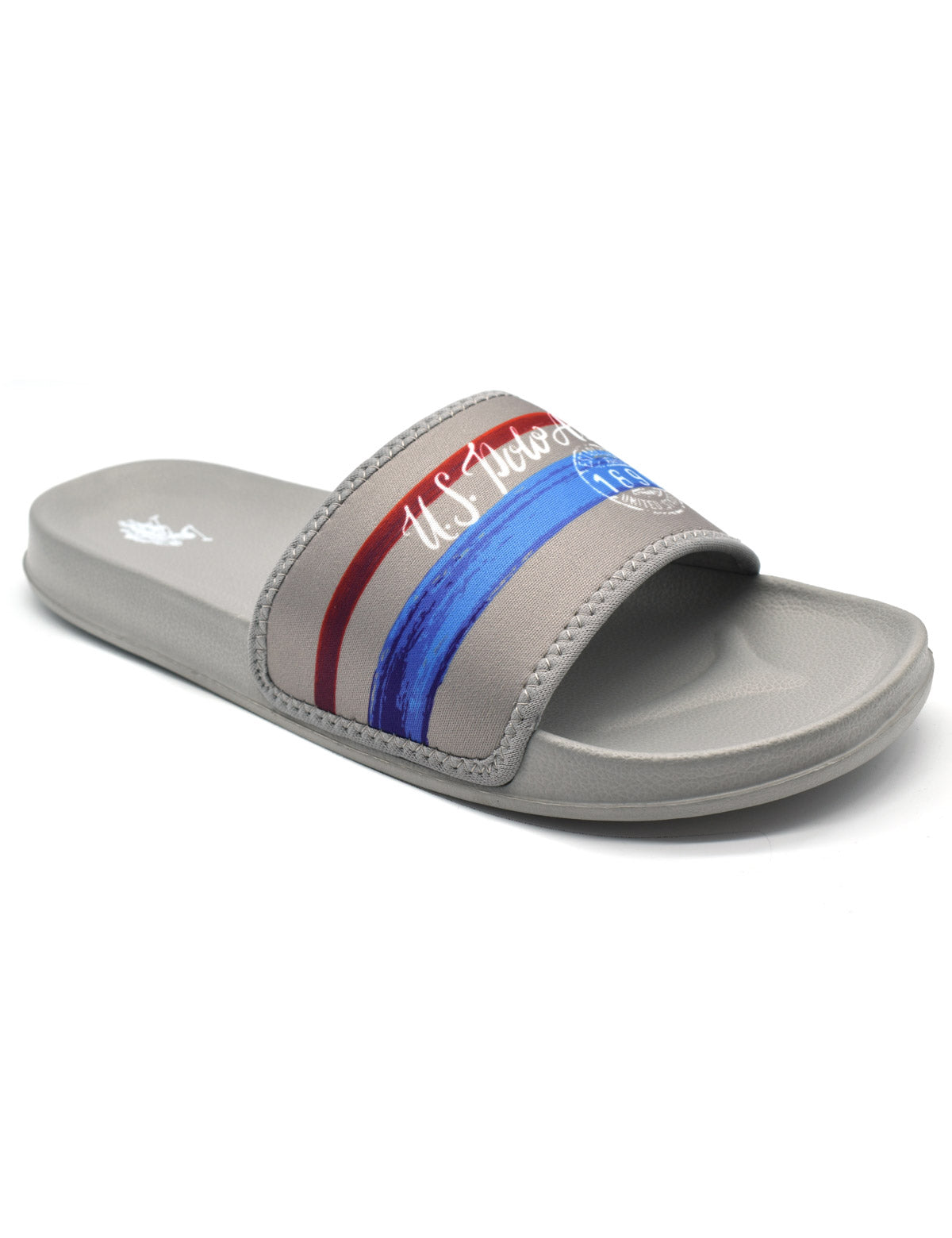 Foto 2 pulgar | Sandalias Us Polo Assn color Gris Playa Bahir Caballero