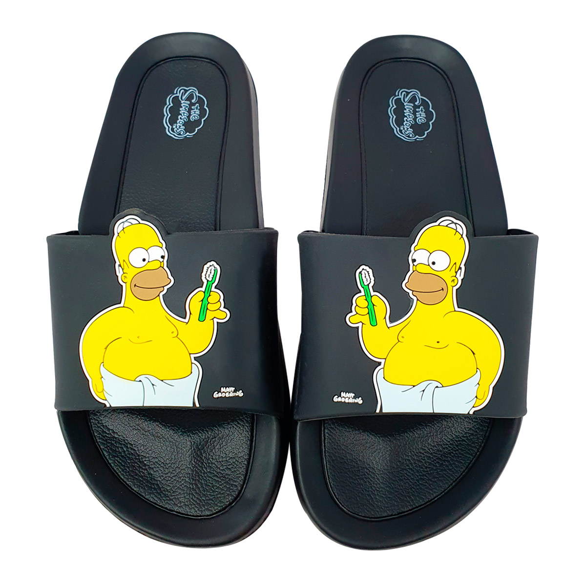 Sandalias Para Caballero Tipo Slide Los Simpson