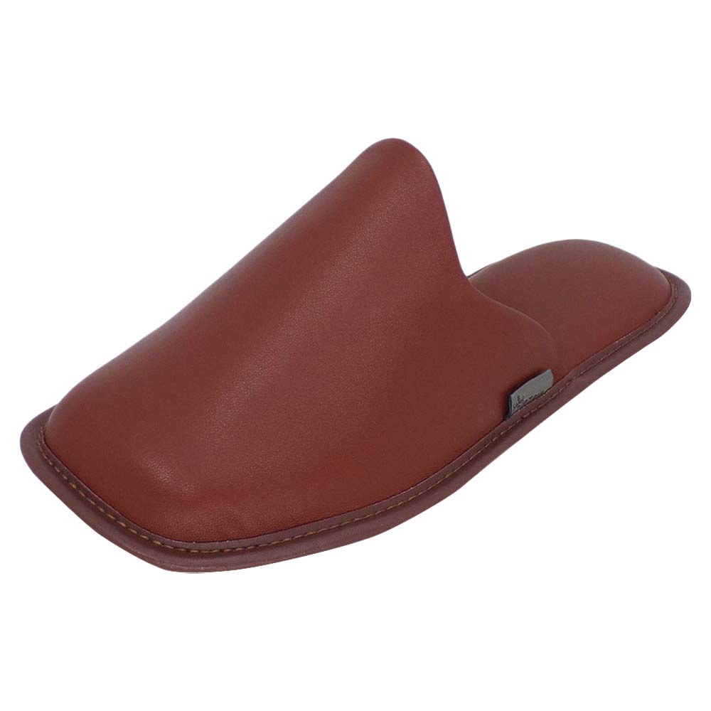 Foto 2 pulgar | Pantuflas Stahl 1800 color Café de Piel para Hombre
