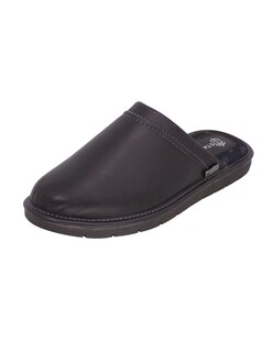 Foto 1 | Pantuflas de Piel Salto de Cama para Hombre Stahl 1806 color Negro