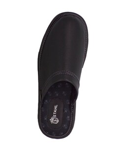 Foto 3 | Pantuflas de Piel Salto de Cama para Hombre Stahl 1806 color Negro
