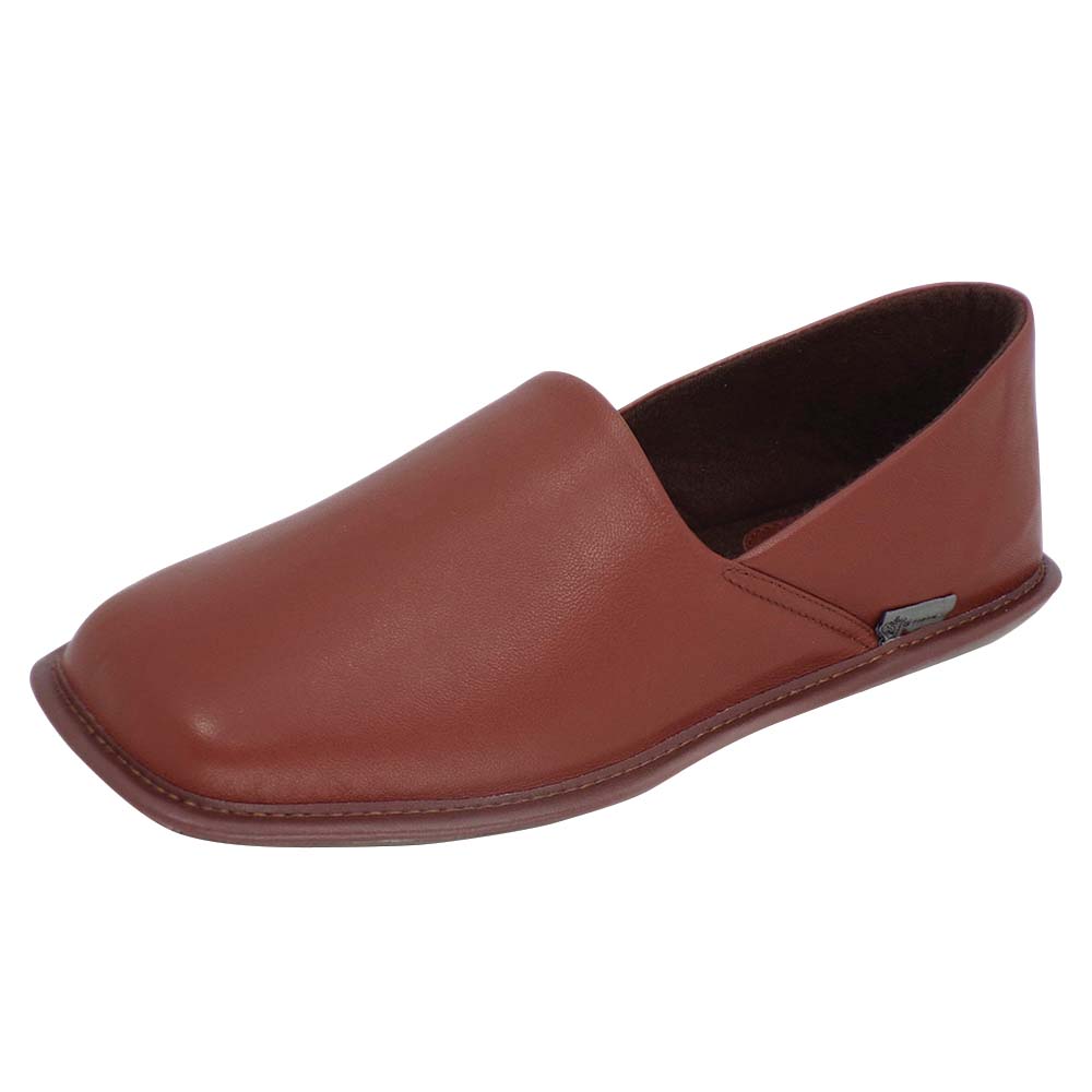 Foto 2 pulgar | Pantuflas de Piel Stahl  Modelo 1802 color Café para Hombre