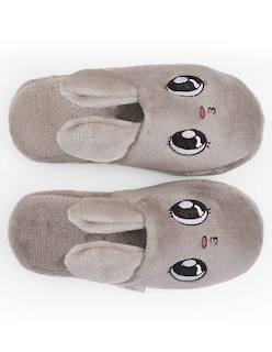 Foto 2 | Pantufla color Gris Figura de Conejo Erizo Clothing para Dama