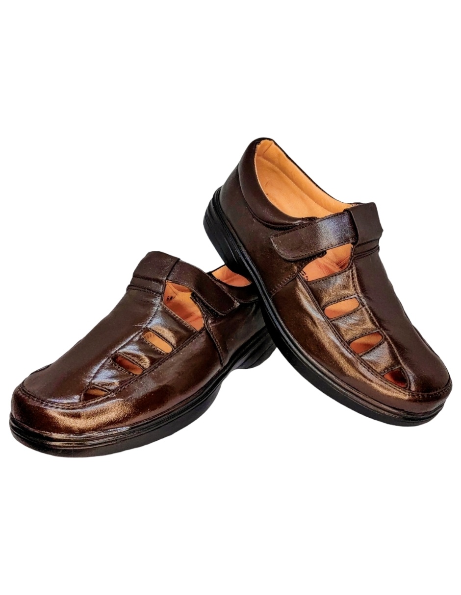 Foto 3 pulgar | Sandalias Enco Footwear color Café para Hombre