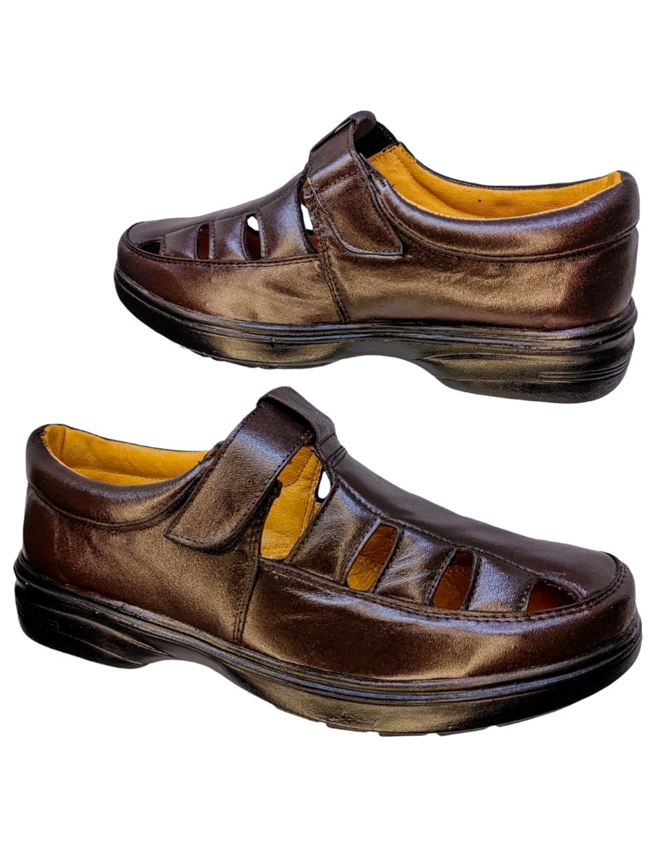 Foto 5 pulgar | Sandalias Enco Footwear color Café para Hombre