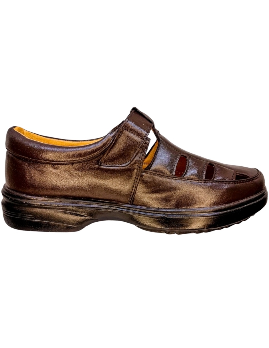 Foto 6 pulgar | Sandalias Enco Footwear color Café para Hombre