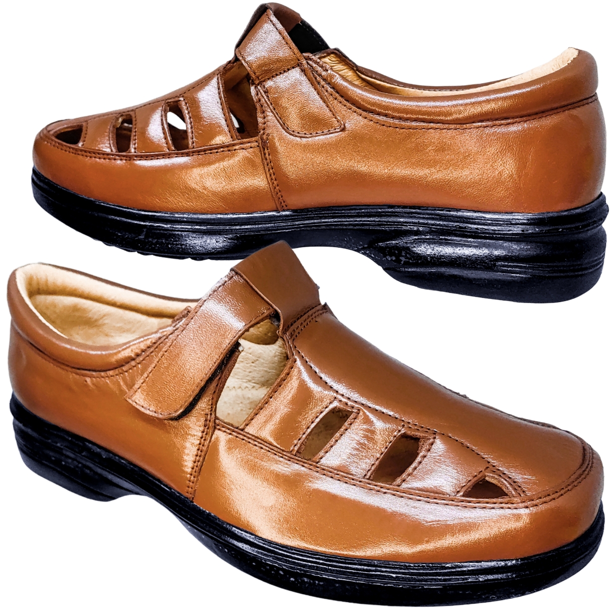 Foto 5 pulgar | Sandalias Enco Footwear color Café para Hombre