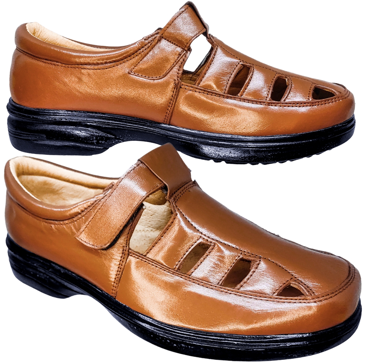 Foto 5 | Sandalias Enco Footwear color Café para Hombre